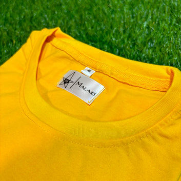 Dark yellow unisex tshirt