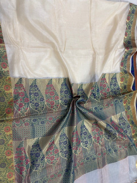 PURE TUSSAR SILK SAREE
