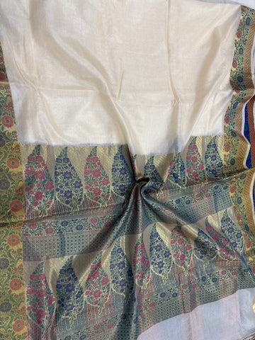 PURE TUSSAR SILK SAREE
