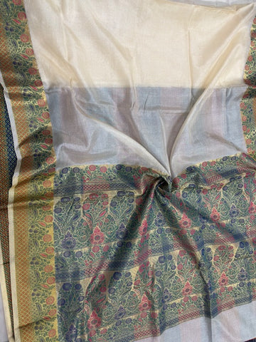 PURE TUSSAR SILK SAREE