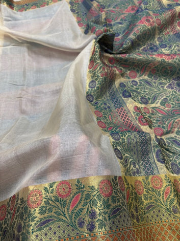 PURE TUSSAR SILK SAREE